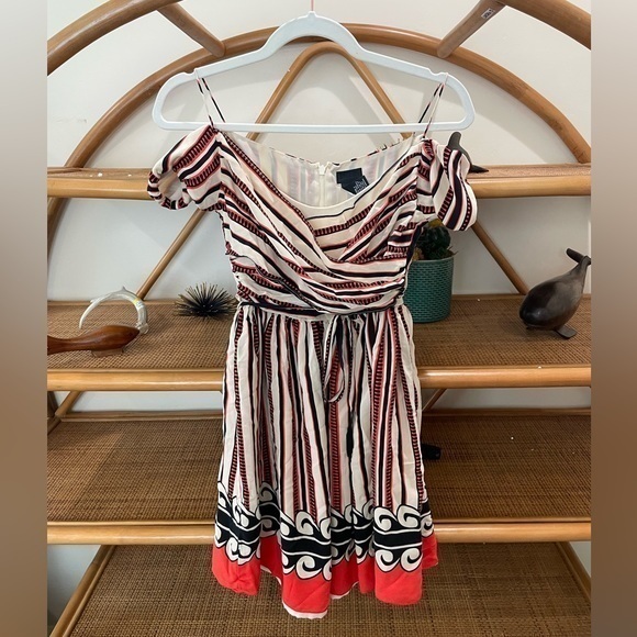 Anna Sui for Target silk striped dress - Picture 1 of 4